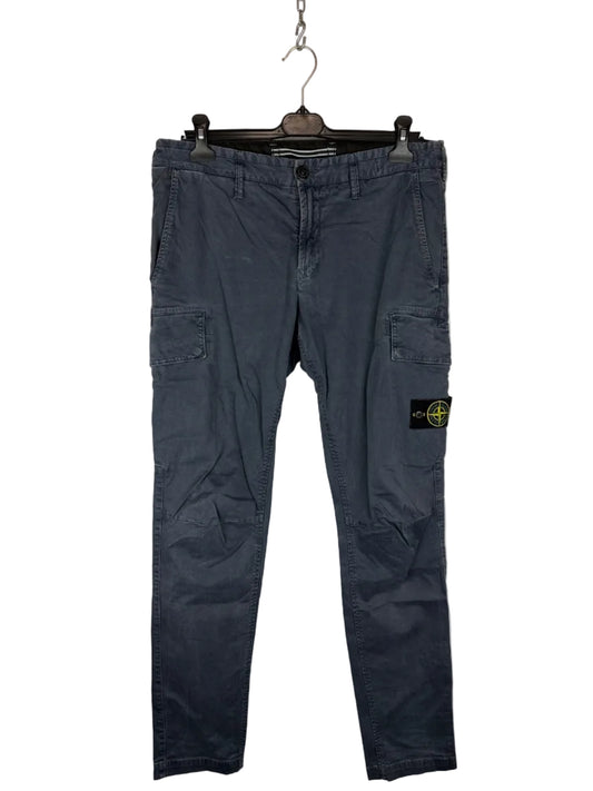 Pantaloni cargo blu Stone Island - Taglia W33
