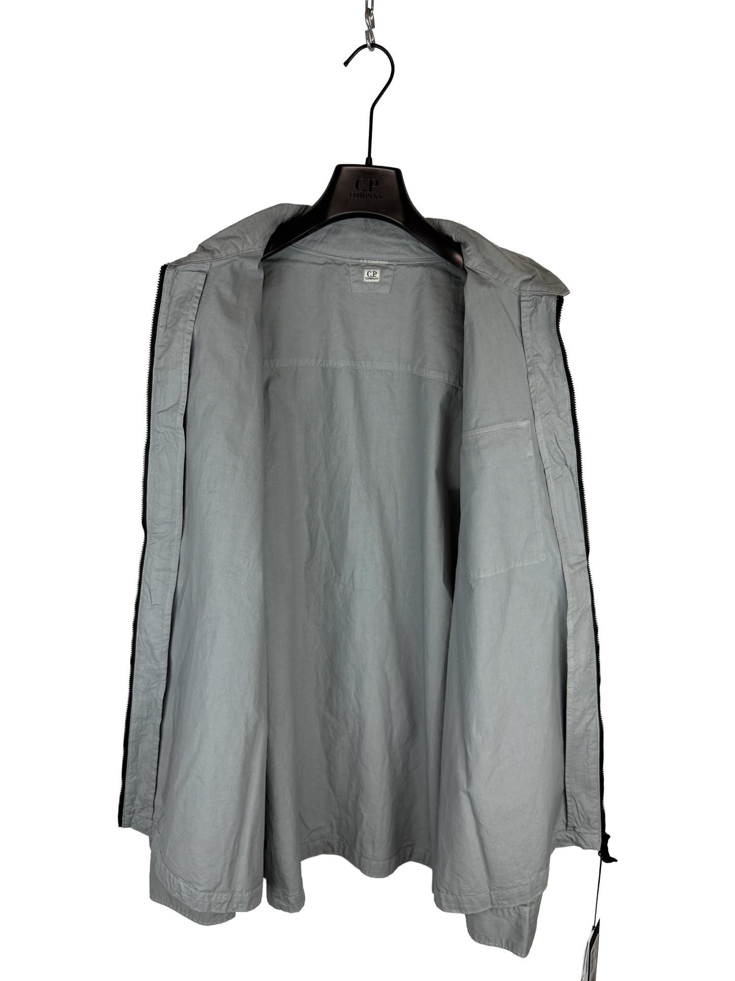 Overshirt grigia con chiusura a zip C.P. Company (nuova con cartellino) - Taglia 3XL