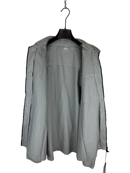 Overshirt grigia con chiusura a zip C.P. Company (nuova con cartellino) - Taglia 3XL