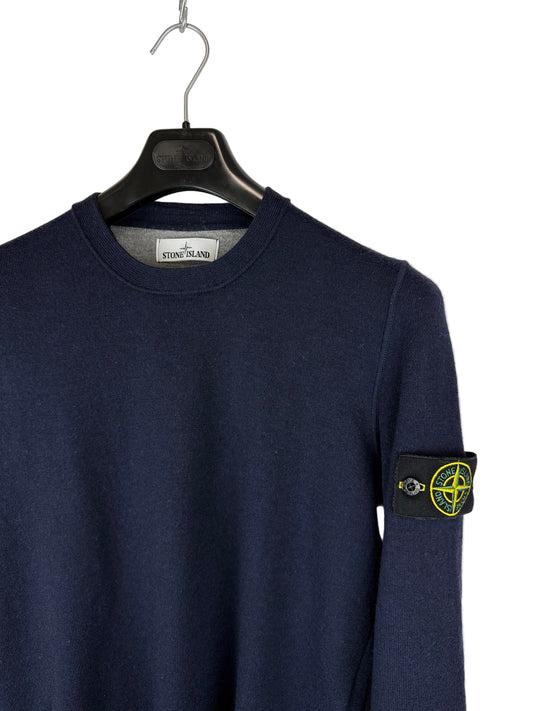 Maglione blu navy in lana Stone Island - Taglia M