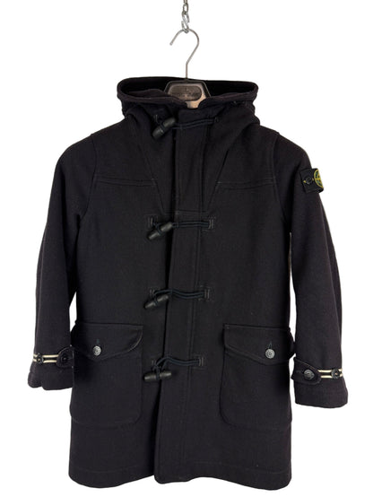 Black Stone Island duffle coat with toggle fastenings – Junior size (8 years, 128cm)