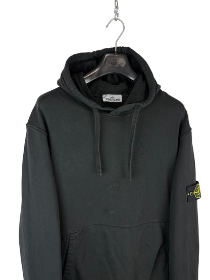 Felpa nera con cappuccio Stone Island - Taglia XXL