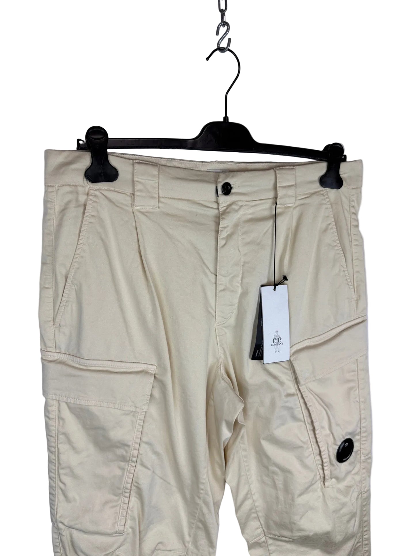 Pantaloni cargo bianco-panna C.P. Company (nuovi con cartellino) - Taglia W32
