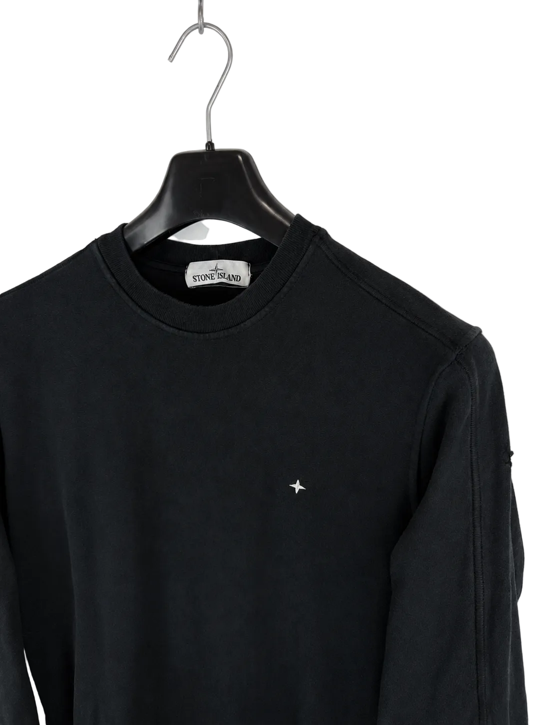 Felpa nera Stellina Stone Island - Taglia M