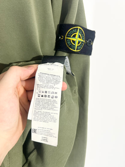 Felpa verde con cappuccio Stone Island - Taglia L
