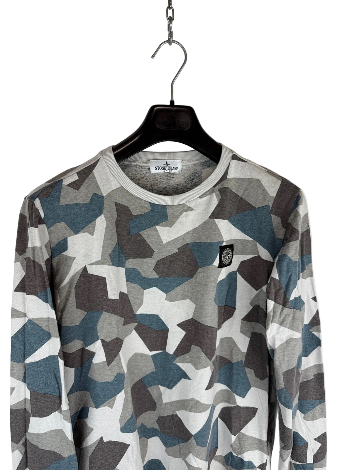 Long-sleeve Stone Island Printed T-shirt - Junior Size (14 years, 170cm)