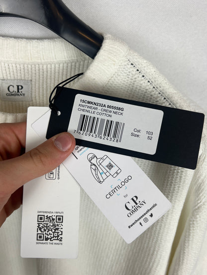 Maglione bianco C.P. Company (nuovo con cartellino) - Taglia L