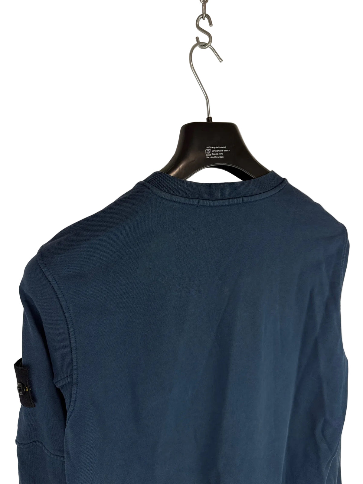 Felpa blu con taschino sul petto Stone Island - Taglia S