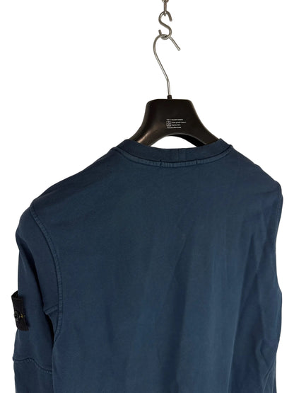 Felpa blu con taschino sul petto Stone Island - Taglia S