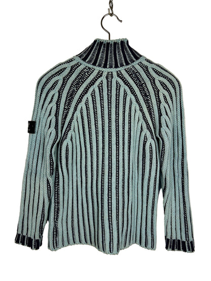 Maglione azzurro con zip C.P. Company - Taglia Junior (10 anni, 140cm)