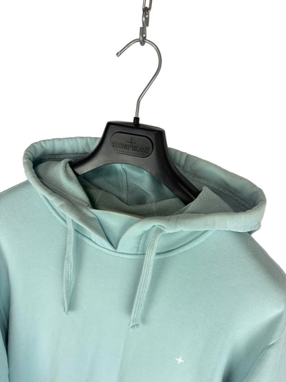 Felpa turchese con cappuccio Stellina Stone Island - Taglia M
