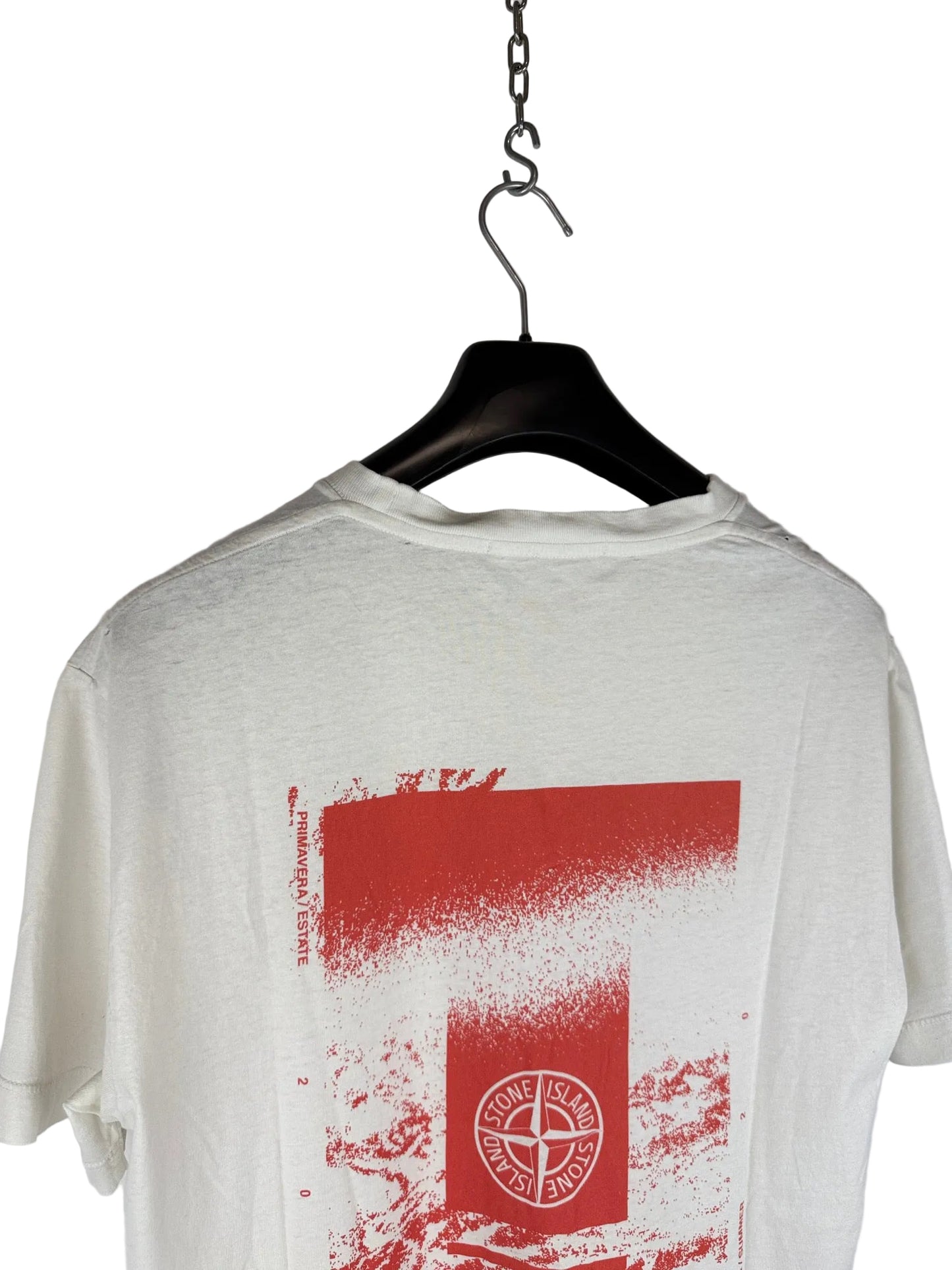 T-shirt bianca Stone Island - Taglia L