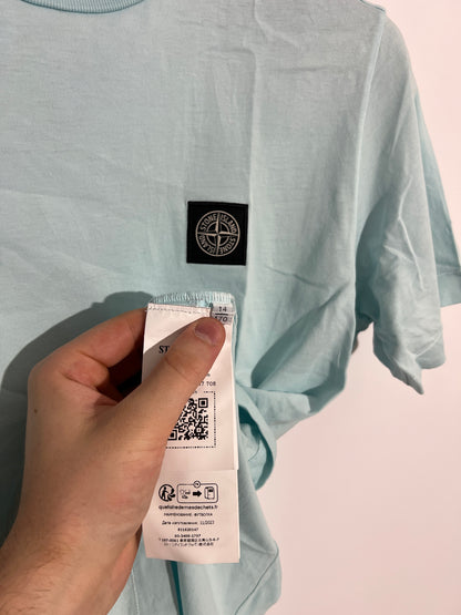 T-shirt turchese Stone Island - Taglia Junior (14 anni, 170cm)