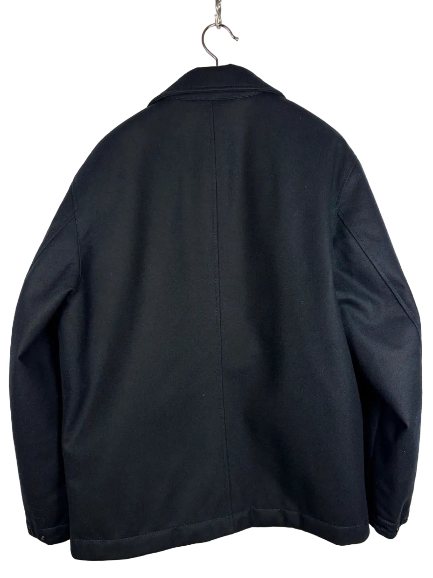 Giacca blu navy Ghost Piece Performance Flannel Capo Campionario Stone Island (nuova con cartellino) - Taglia L