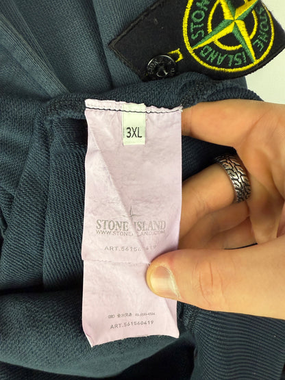 Cardigan blu con chiusura a bottoni Stone Island - Taglia 3XL