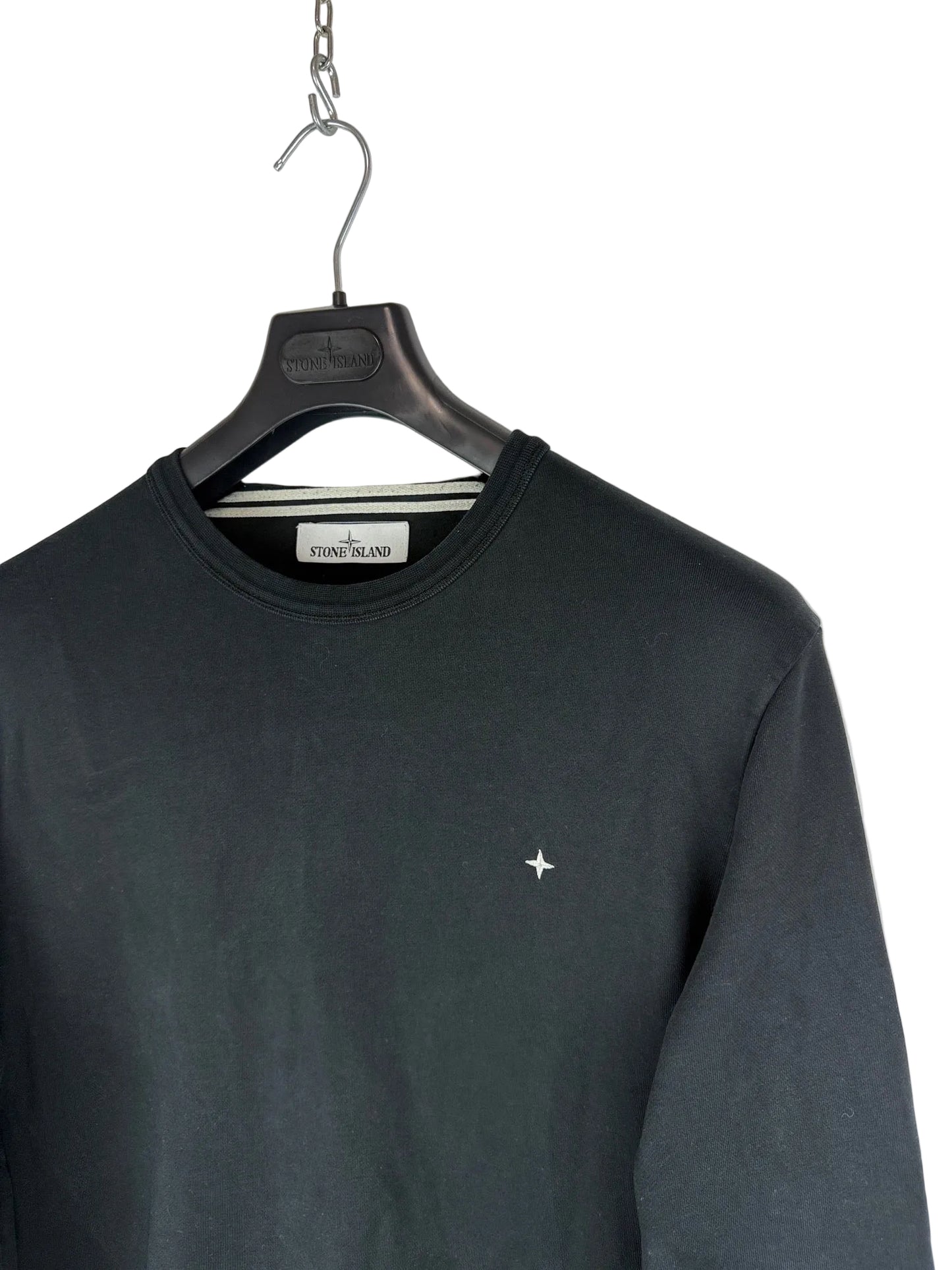 Felpa nera Stellina Stone Island - Taglia M