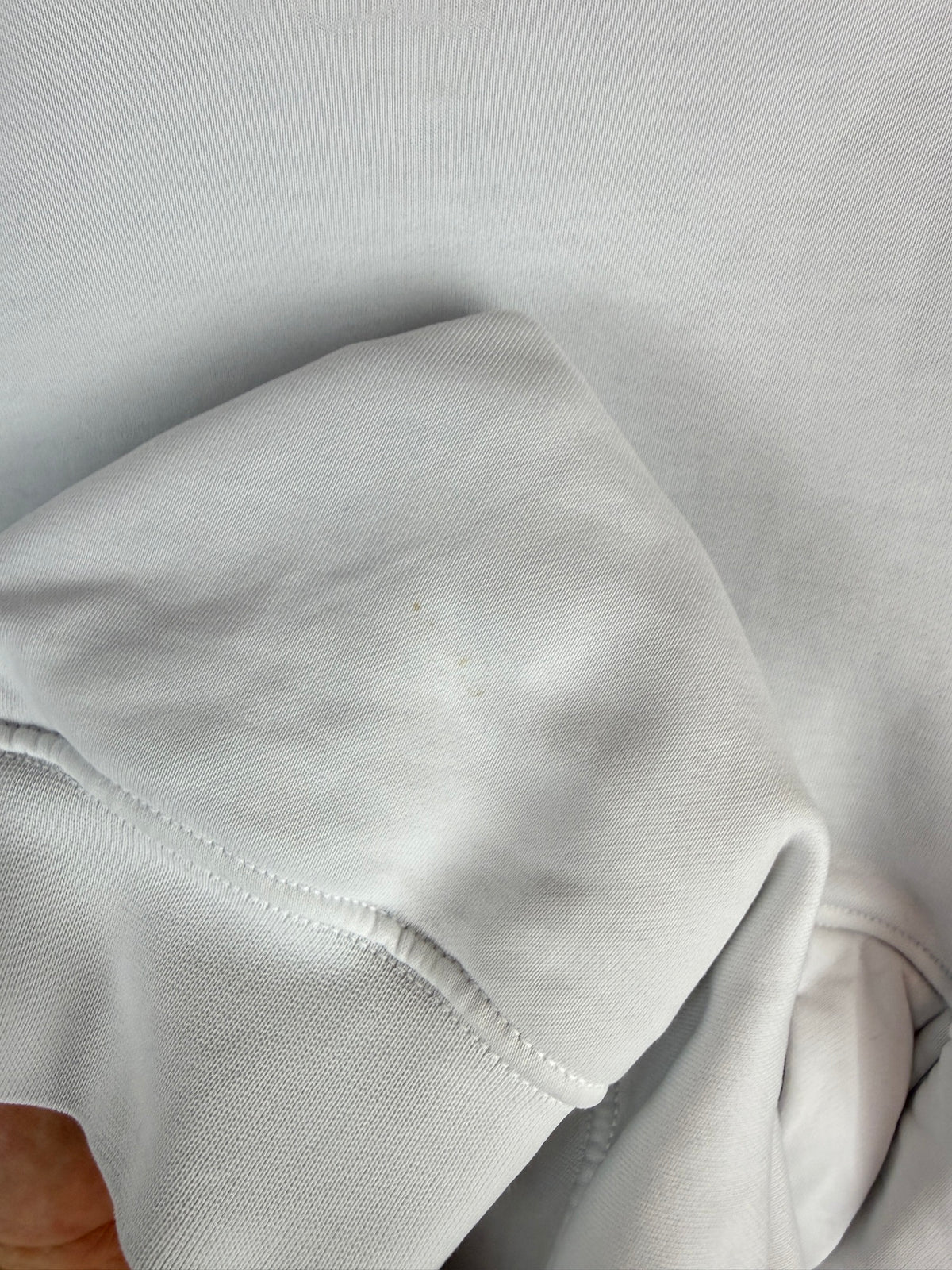 Felpa bianca con tasca frontale Stone Island - Taglia L