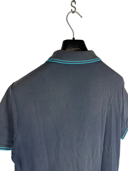 Polo blu Stone Island - Taglia L - foto 6