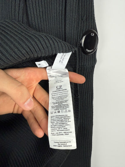 Maglione nero a mezza zip C.P. Company - Taglia S