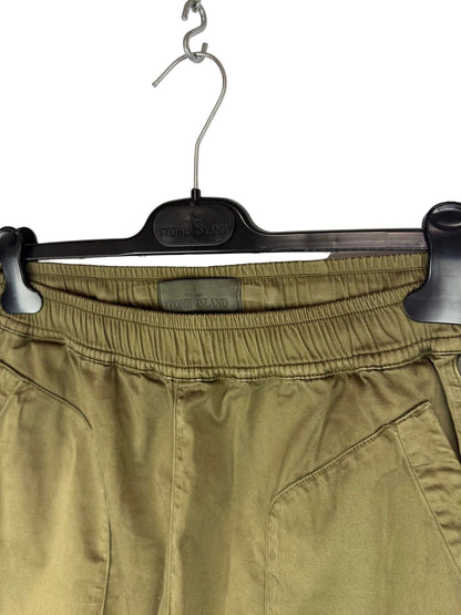 Pantaloni cargo Ghost verdi oliva Stone Island - Taglia W31