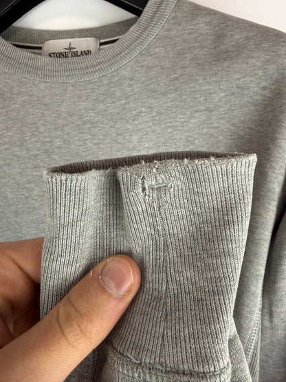 Felpa grigia Stone Island - Taglia M