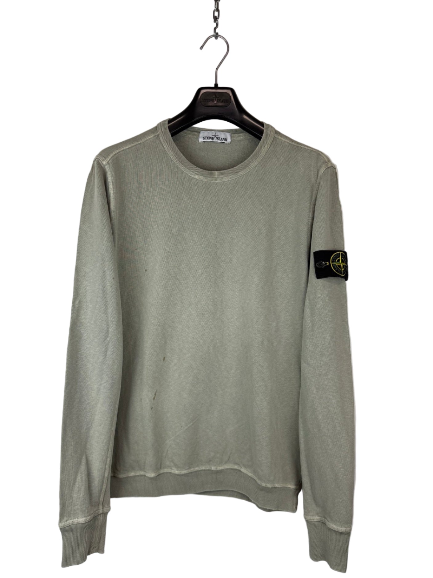 Felpa verde salvia Stone Island - Taglia M