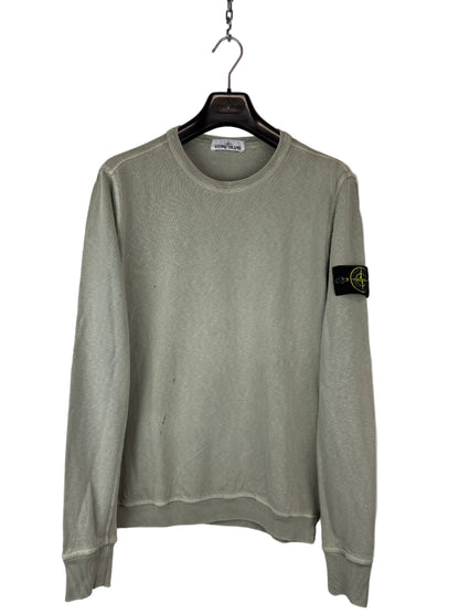 Felpa verde salvia Stone Island - Taglia M
