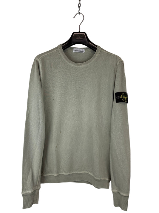Felpa verde salvia Stone Island - Taglia M