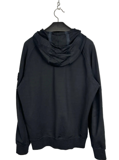 Felpa a mezza zip con cappuccio Ghost blu navy Stone Island - Taglia M