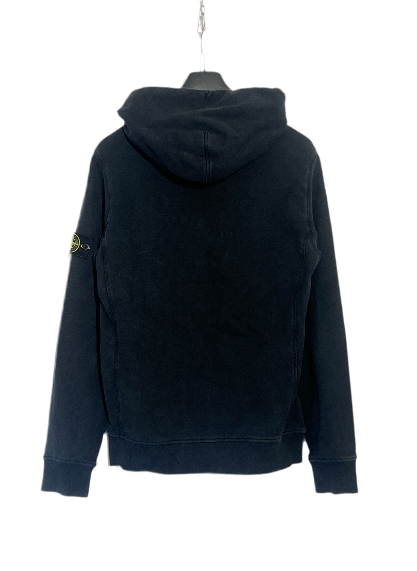 Felpa nera con cappuccio Stone Island - Taglia L