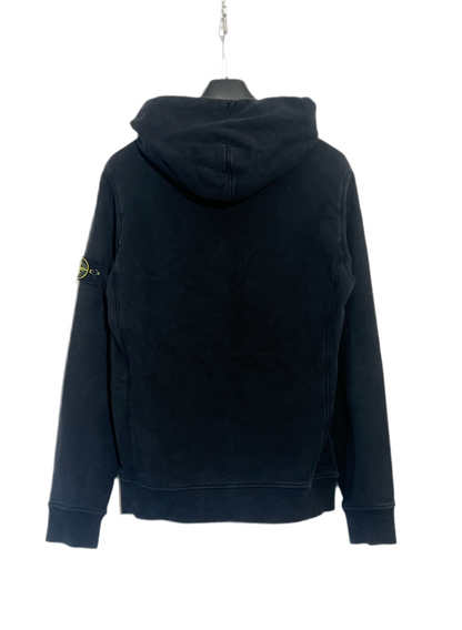 Felpa nera con cappuccio Stone Island - Taglia L
