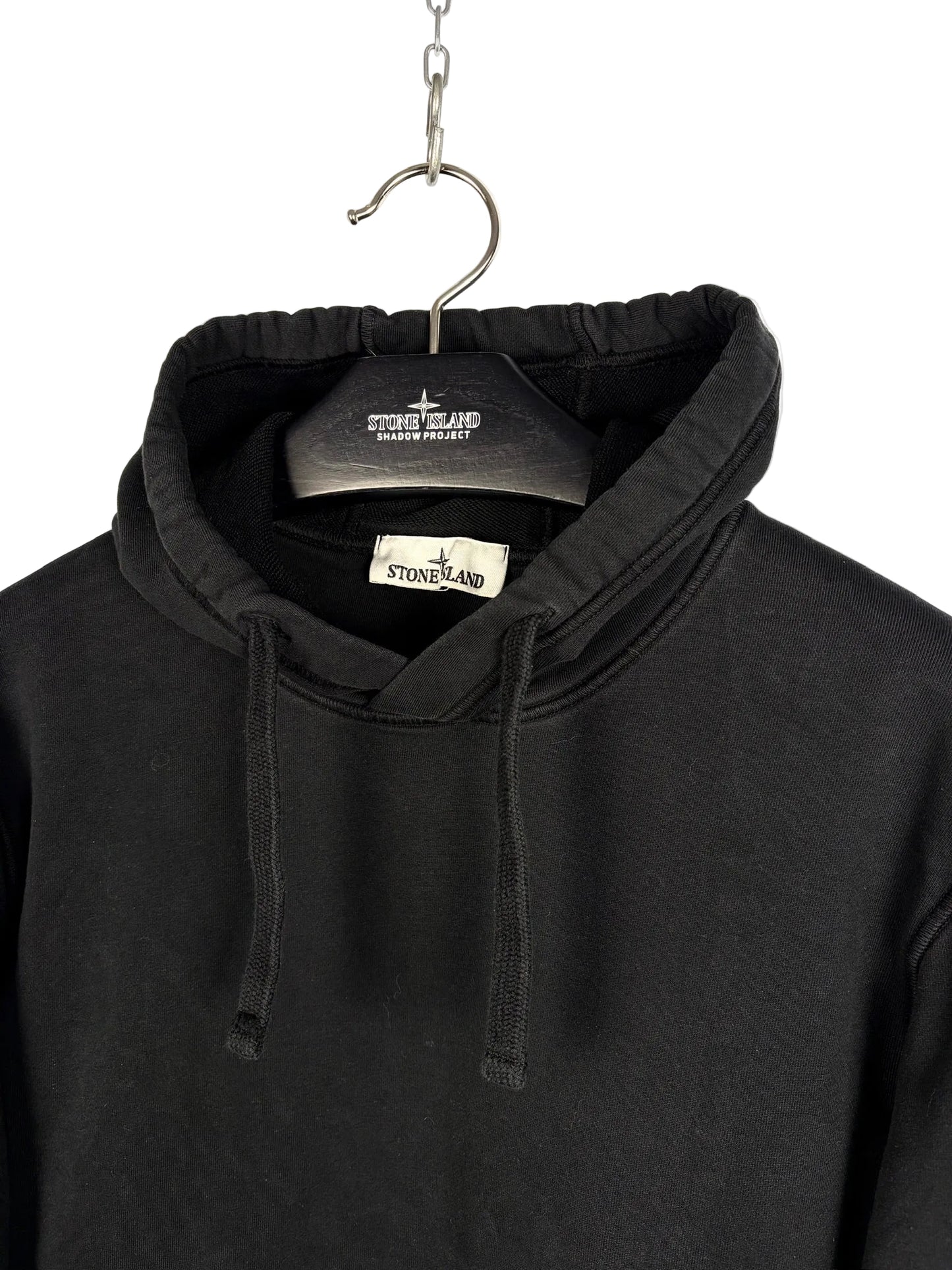 Felpa nera con cappuccio Stone Island 2025 - Taglia L