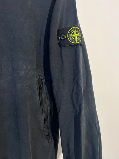 Felpa blu Stone Island con tasche con zip - Taglia XL