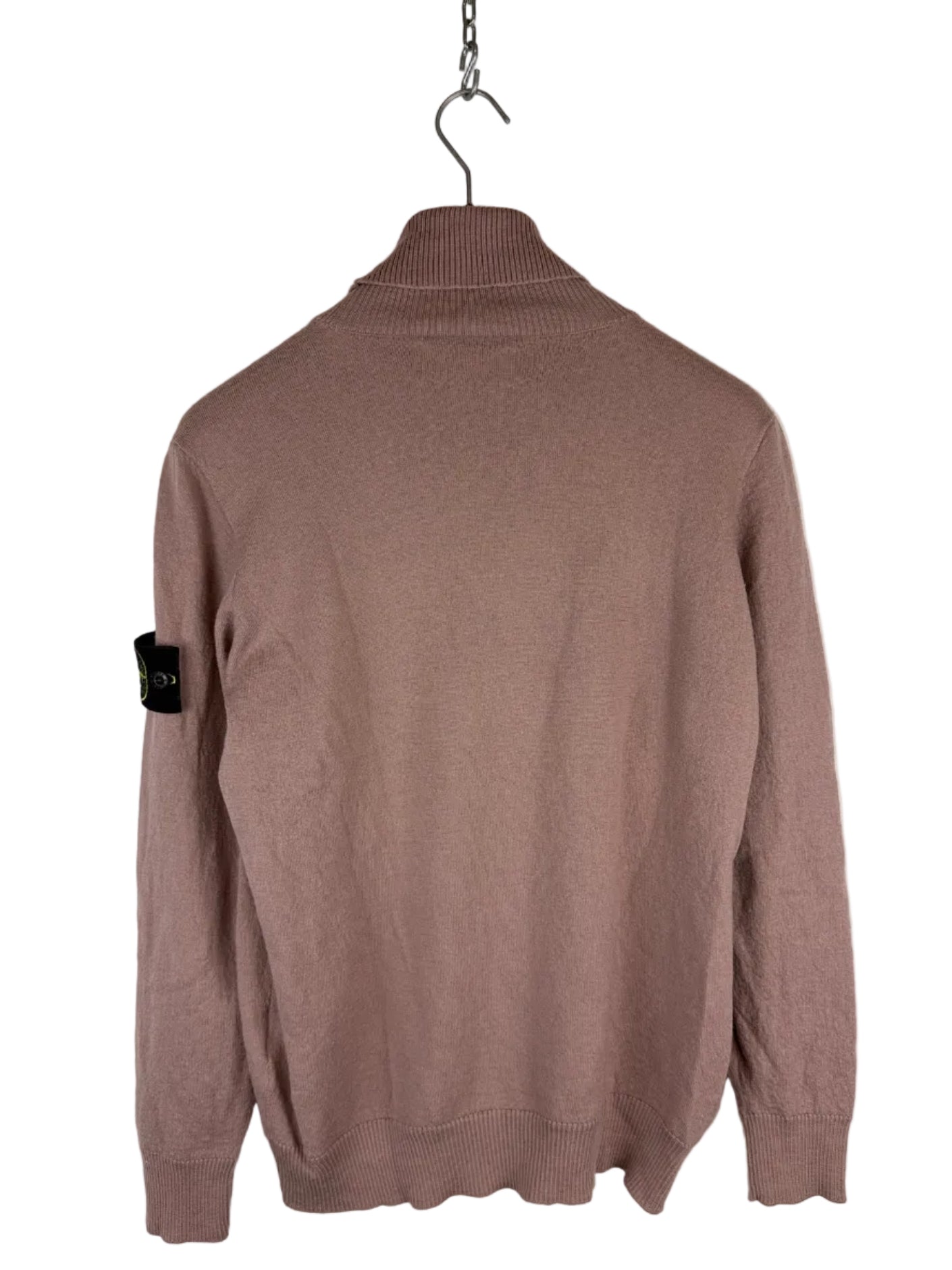 Maglione dolcevita rosa antico Stone Island - Taglia L