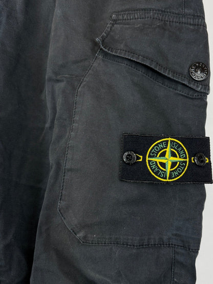 Pantaloni cargo neri Stone Island - Taglia W36