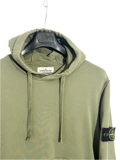 Felpa verde con cappuccio Stone Island - Taglia L