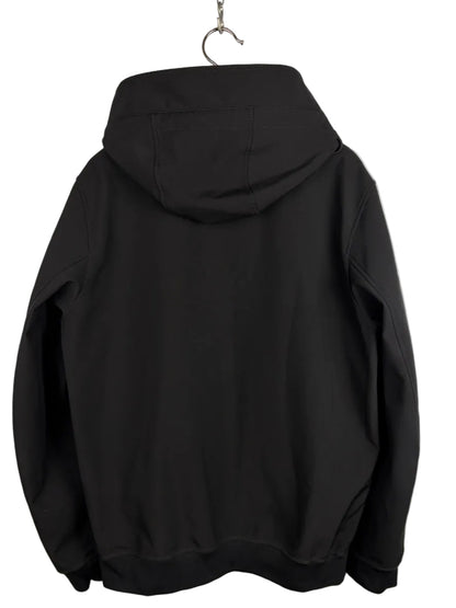 Giacca Soft Shell-R nero con zip e cappuccio Stone Island - Taglia XL