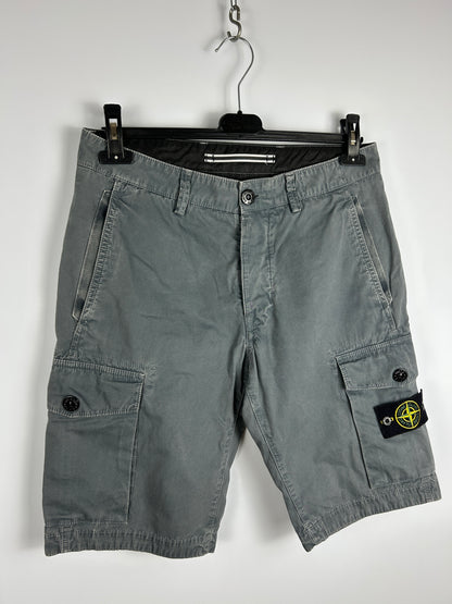 Pantaloncini cargo grigi Stone Island - Taglia W30