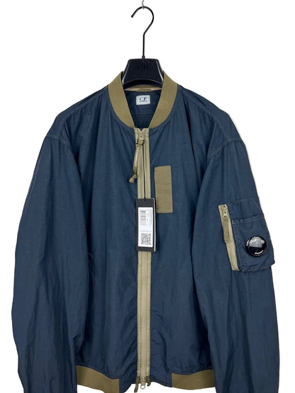 Giacca Flatt Nylon blu navy C.P. Company (nuova con cartellino) - Taglia L
