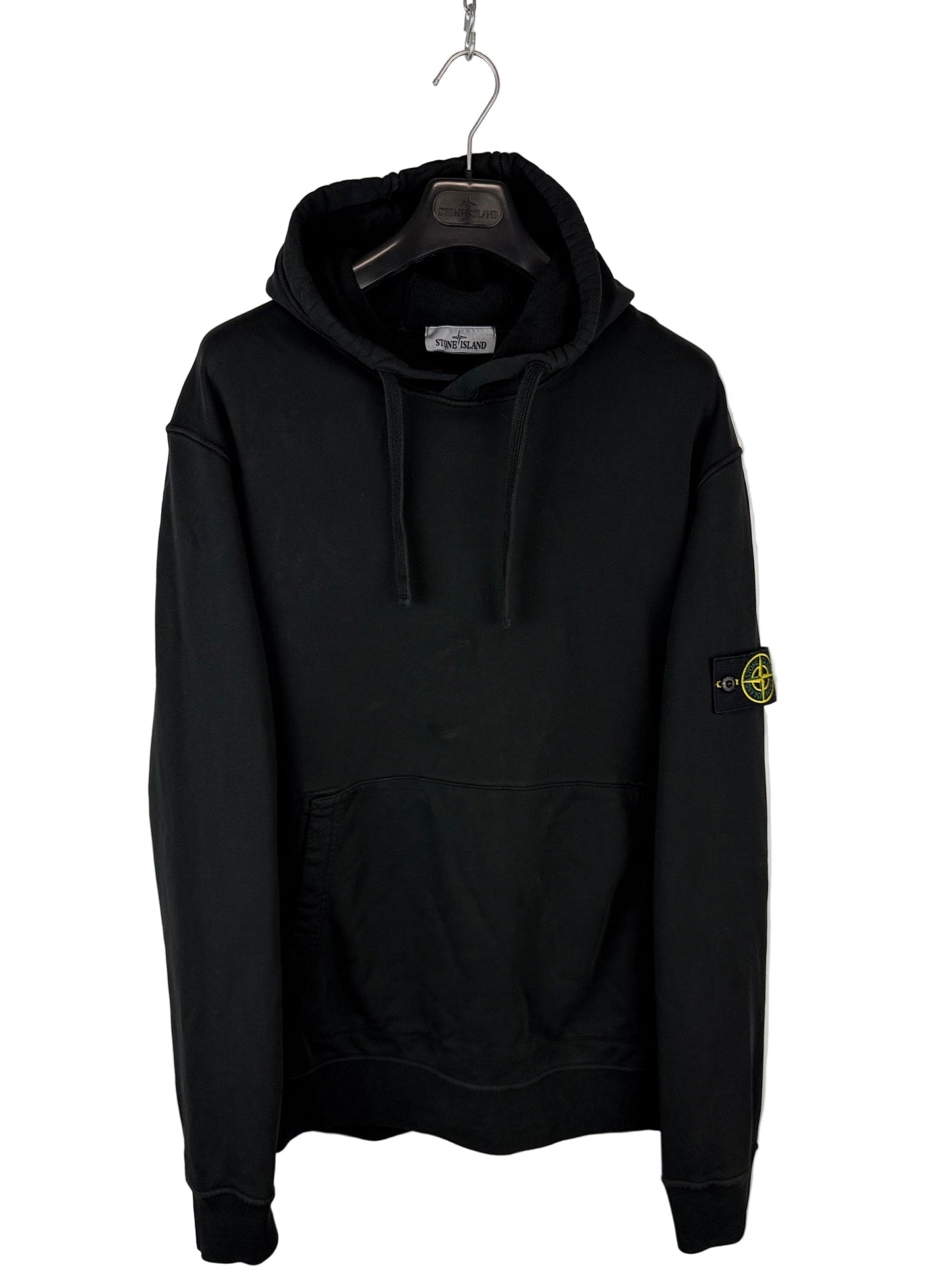 Felpa nera con cappuccio Stone Island - Taglia XXL