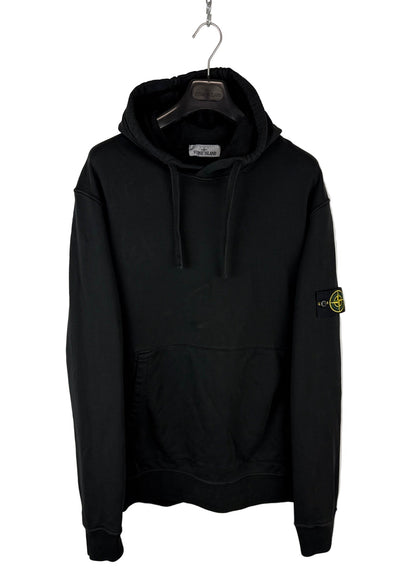 Felpa nera con cappuccio Stone Island - Taglia XXL