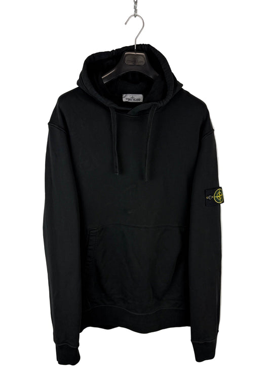 Felpa nera con cappuccio Stone Island - Taglia XXL