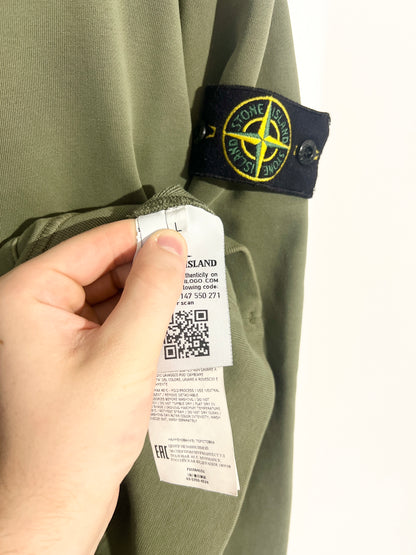 Felpa verde con cappuccio Stone Island - Taglia L