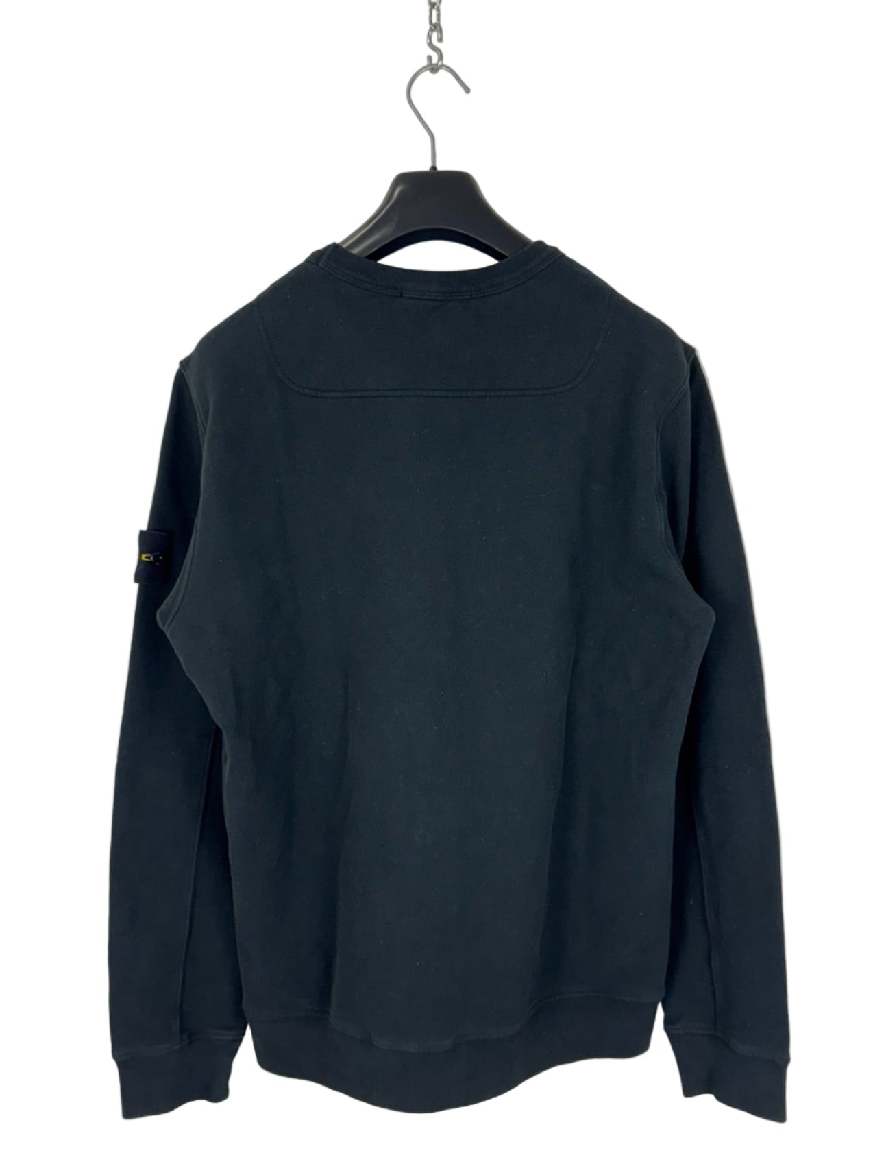 Felpa nera Stone Island (nuova con cartellino) - Taglia L