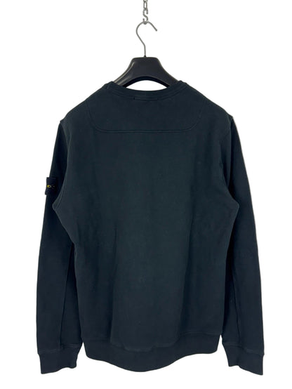 Felpa nera Stone Island (nuova con cartellino) - Taglia L