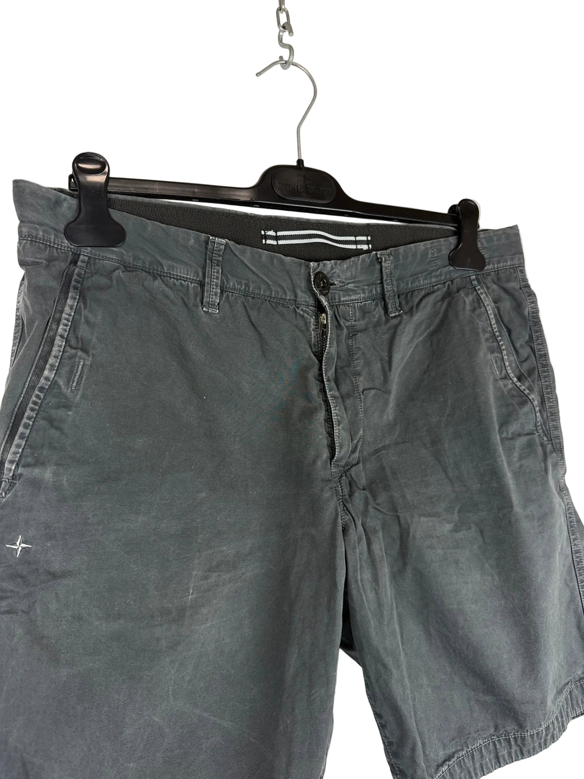 Pantaloncini grigi Stone Island Stellina - Taglia W34