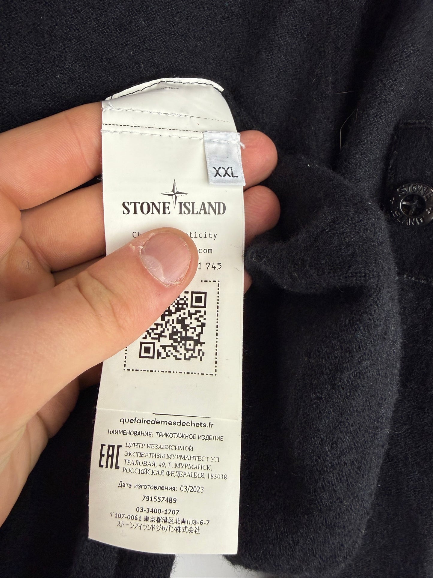 Maglione nero Stone Island - Taglia L