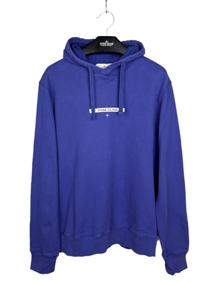 Felpa blu con cappuccio Stone Island - Taglia L