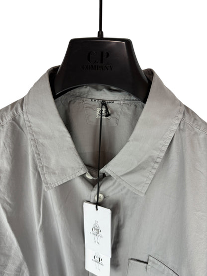 Camicia grigia con taschino sul petto C.P. Company (nuova con cartellino) - Taglia XXL