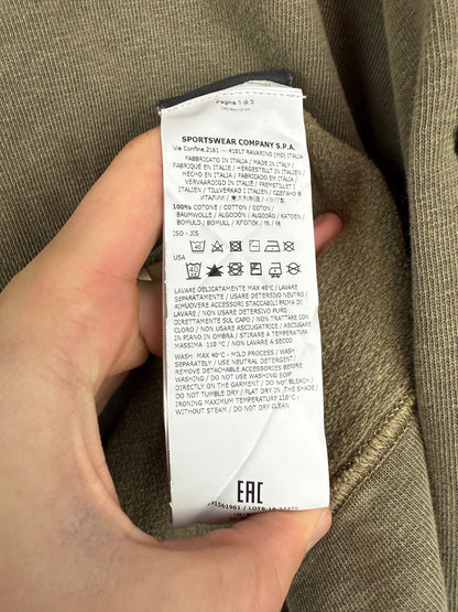 Felpa verde kaki con cappuccio Stone Island - Taglia XL